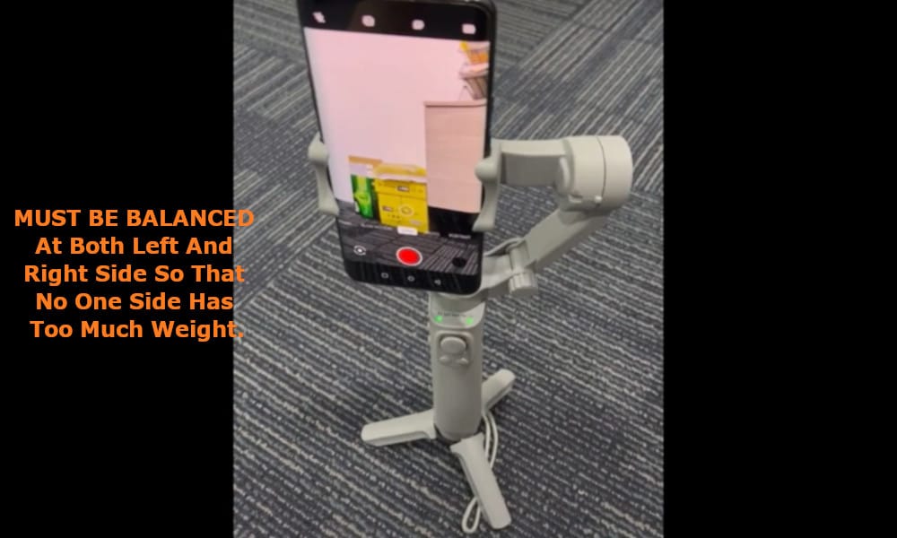 MUST BE BALANCED at both left and right side