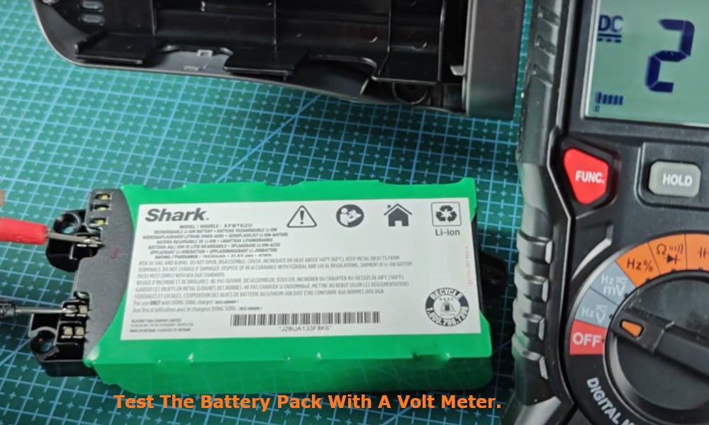 Test the battery pack with a volt meter.