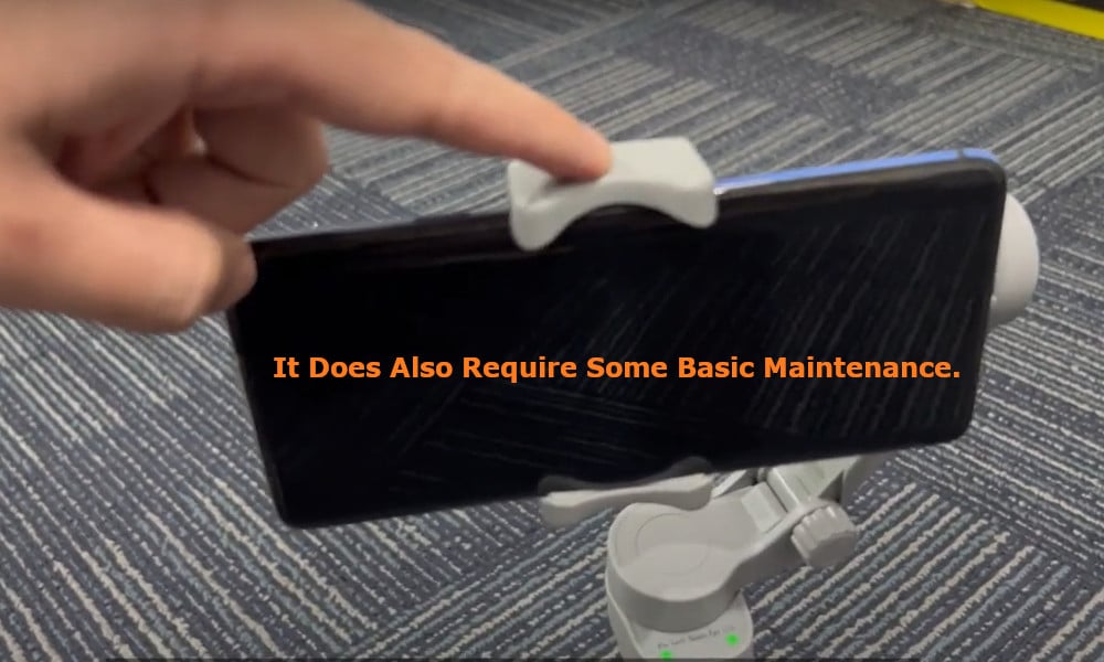 it does also require some basic maintenance.