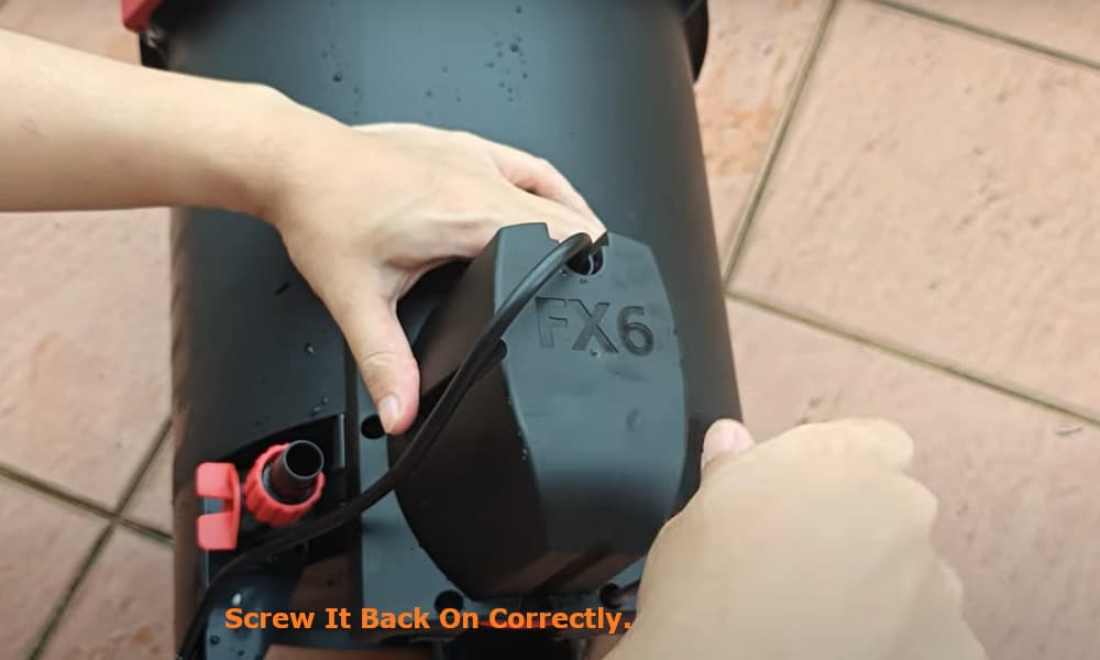 screw it back on correctly