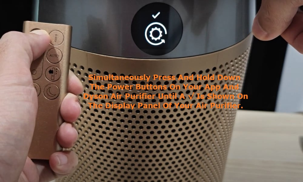 simultaneously press and hold down the power buttons