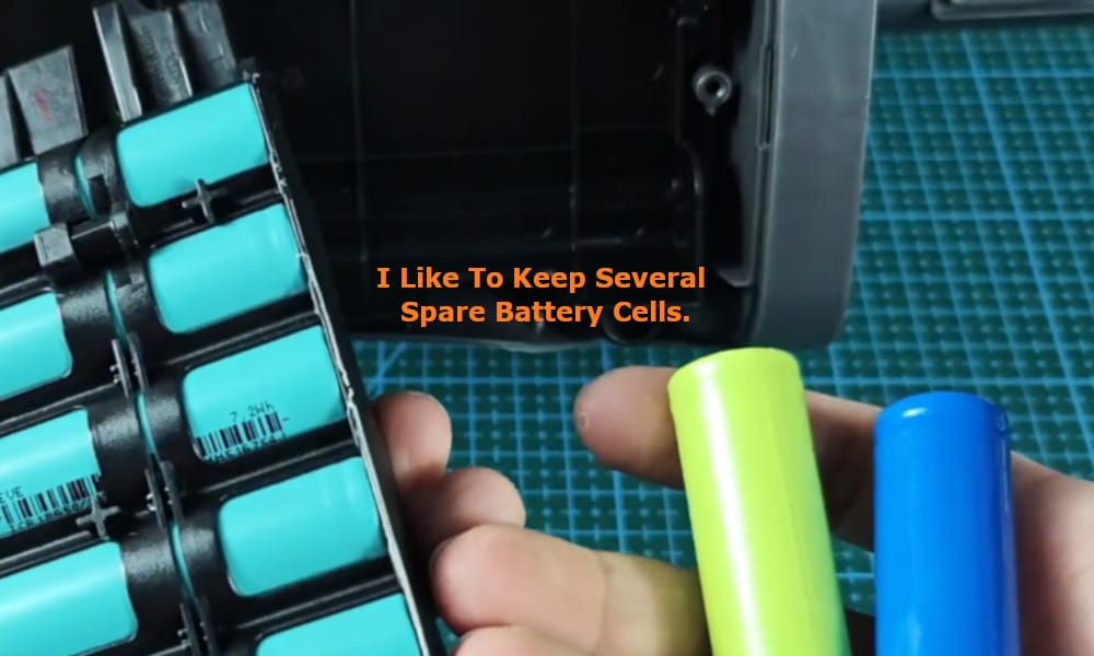 I like to keep several spare battery cells
