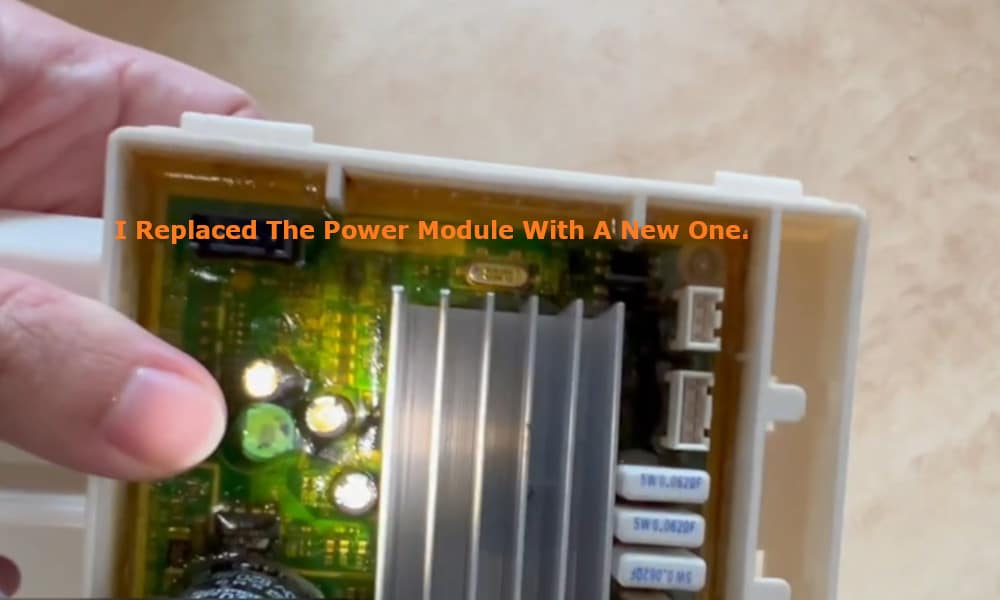 replaced the power module with my new one