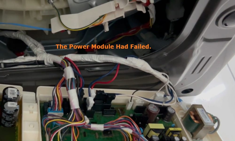 the power module that had failed