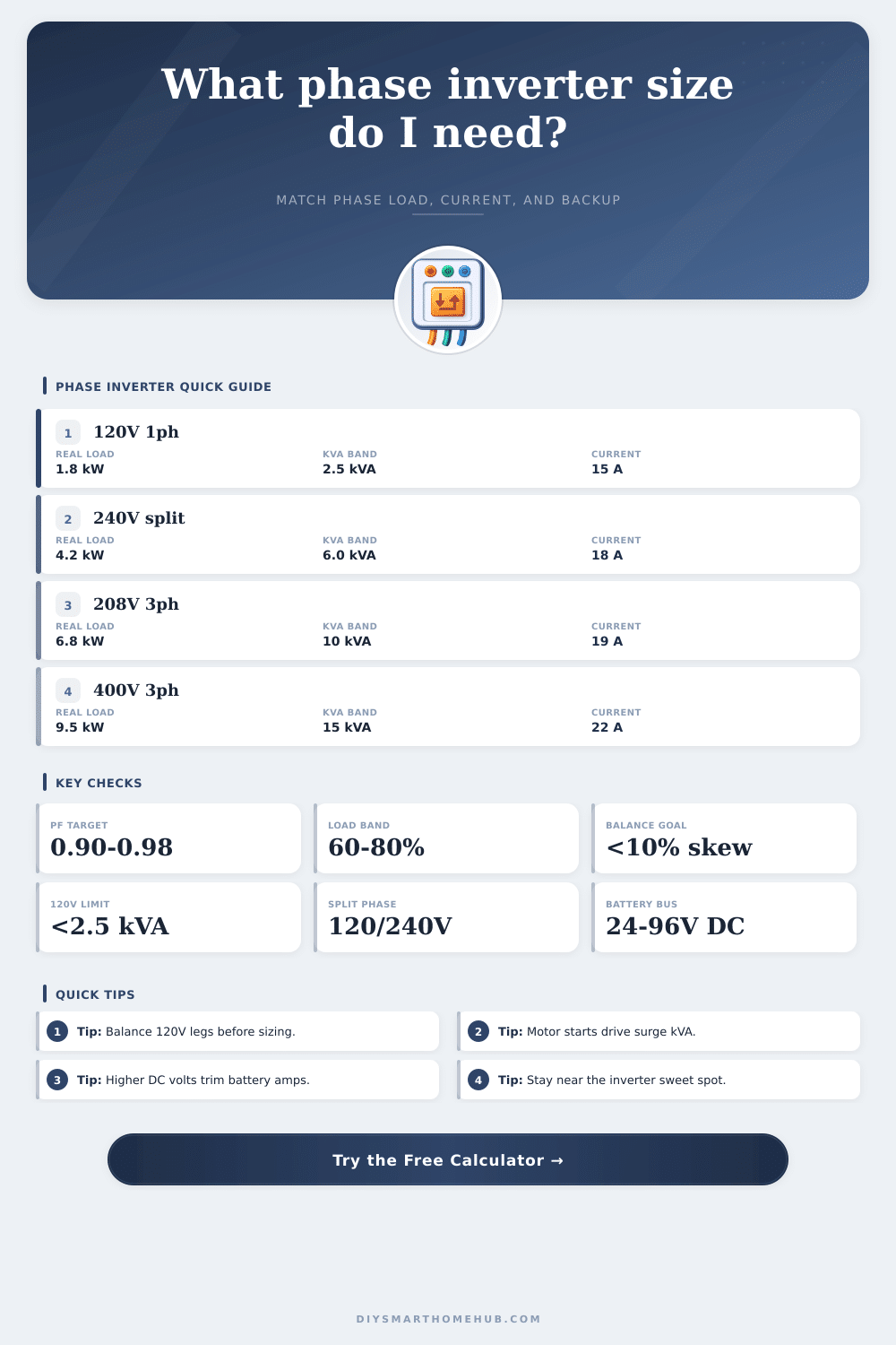 Phase Inverter Calculator